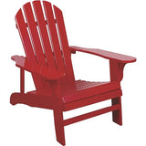 Leigh Country Red Adirondack Chair for Patio, Deck or Yard Leigh Country