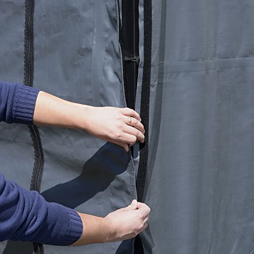 ARROW, Fabric Enclosure Kit for 10 x 15-ft Arrow Carports (Metal carport not included ARROW