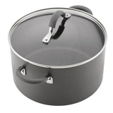 Circulon 83903 Radiance Hard Anodized Nonstick Cookware Pots and Pans Set, 10 Piece, Gray Circulon