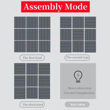 Deck Tiles, 44-Pack Patio Deck Tiles, 11.8" x 11.8" Square Waterproof Outdoor All-Weather Use for Balcony Backyard Patio Deck Tiles (Gray 44-Pack) Kang Share