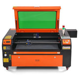 VEVOR 100W CO2 Laser Engraver, 24 x 35 in, 19.7 IPS Laser Cutter Machine with 2-Way Pass Air Assist, Compatible with LightBurn, CorelDRAW, AutoCAD, Windows, Mac OS, Linux, for Wood Acrylic Fabric More VEVOR