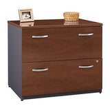 Bush Business Furniture Series C 2 Drawer Lateral File Cabinet, Locking Document Storage for Home or Professional Office, Hansen Cherry Bush Business Furniture