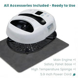 9" x 12" Heat Press Machine for T-Shirts, Portable Mini Heat Press with LED Display, Wide Temperature Control 32°F–450°F for HTV Vinyl and Fabrics, Ideal for Home and Professional Craft Projects Simple Deluxe