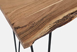 Jofran Nature's Edge 50" Modern Solid Wood Live Edge Console Sofa Table, Natural Jofran Inc.