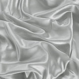 Manyshofu 4Pcs Half Split Flex Head King Sheets Sets for Adjustable Bed, Satin Split King Bed Sheets Silky Grey Satin Sheets Top Flex Sheet - Cooling Sheet Set with 14-16 Inch Deep Pockets Manyshofu