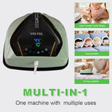VHLVHL Intelligent Vibration Heat Press Machine for T-Shirts (9 x 9) inch - Portable LED Display Ironing Press - Ideal for T‑Shirts, Hats, Tote Bags, Mugs & Detailed Craft Projects VHLVHL