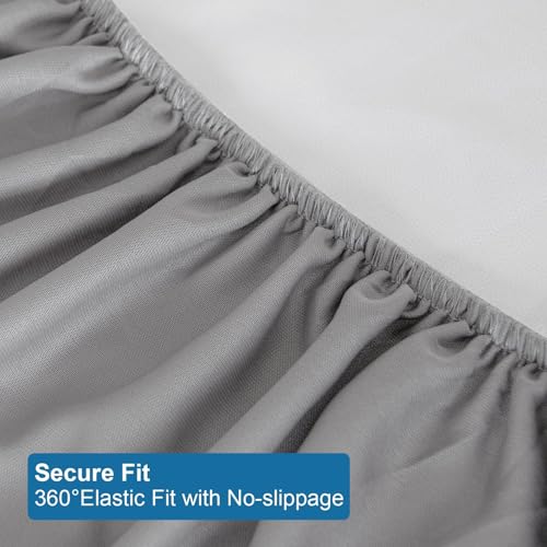Twin Mattress Protector Waterproof, Twin Size Mattress Pad Cover for Kids Bed,Soft & Breathable Single Fitted Sheet for Bed with Deep Pocket and Elastic Rubber Band Up to 14 Inches, Gray SPRINGSPIRIT