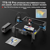 Twotrees TTS-10 Pro Laser Engraver,10000mW High Precision Laser Engraving Machine,Laser Cutter,30000mm/min Speed,0.069mm Laser Spot Engraver Machine for DIY,Wood,Metal,Acrylic,Glass,Stainless Steel Twotrees
