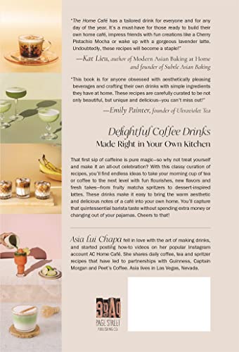 The Home Café: Creative Recipes for Espresso, Matcha, Tea and Coffee Drinks WoodArtSupply