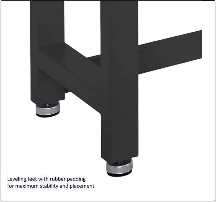 Ultra Heavy Duty Adjustable Workbench Table with Solid Wood Top, 1000-2000 lbs Capacity, (Graphite, 60" W x 24" D x 28.5"-42" H) Generic