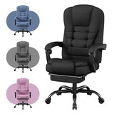 Office Chair, Big and Tall Fabric Gaming Chair with Footrest, Executive Comfortable Computer Desk Chairs, 360° Swivel Base & Height Adjustable Executive Chairs for Adults, Gamer Chair & Silla Gamer SITMOD