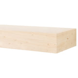 MANTELSDIRECT Mantels Direct Bedford 72 Inch Unfinished Mantel Shelf | 100% Maple Wood - Modern, Rustic, Traditional Floating Shelf for Fireplaces, Hearths, Décor MANTELSDIRECT