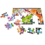 Melissa & Doug Dinosaur Dawn Jumbo Jigsaw Floor Puzzle (24 pcs, 2 x 3 feet) - FSC Certified Melissa & Doug