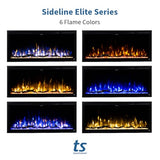 Touchstone Sideline Elite 60" Smart Alexa/WiFi Enabled Electric Fireplace with Surround Mantel - 1,500W Heater Touchstone
