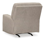 Signature Design by Ashley Deltona Casual Manual Rocker Recliner, Beige Signature Design by Ashley