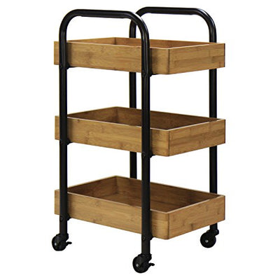 Oceanstar 3SC1675 Portable 3 Removable Trays Storage Cart