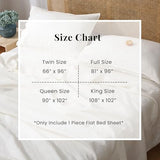 S VICTORY SYMBOL 100% Organic Linen Flat Sheet 1 Piece-Stone Washed French Flax Twin Size Bedding,Soft Flat Top Sheet Breathable(66"x96",Creamy White) S VICTORY SYMBOL