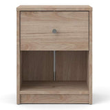 Pemberly Row 3 Piece Dresser and Nightstand Bedroom Set in Jackson Hickory Pemberly Row