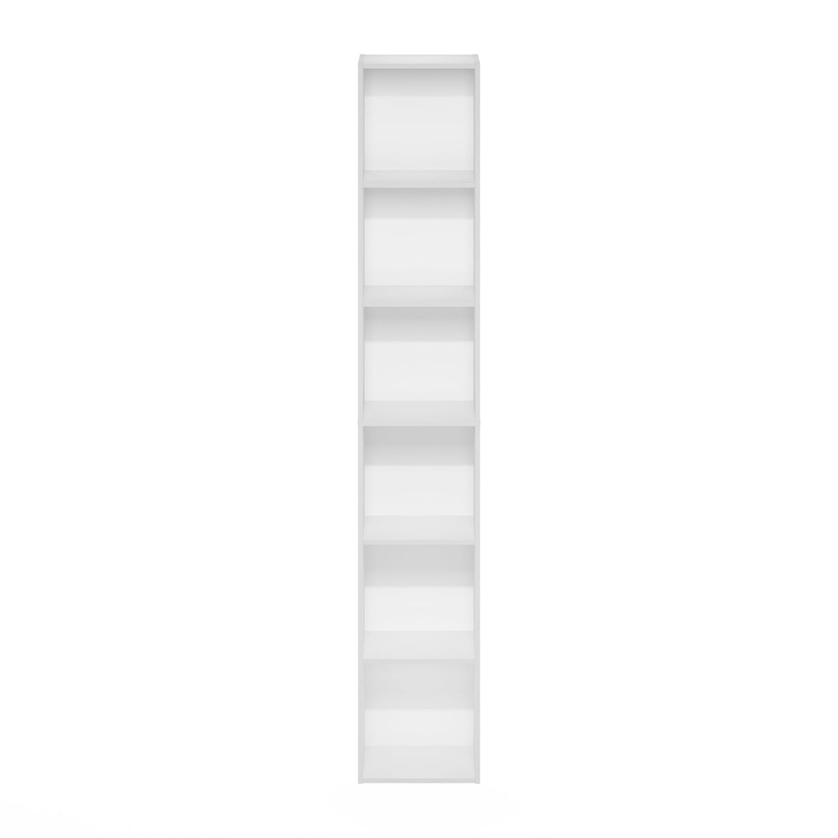 Furinno Luder 6-Tier Open Shelf Bookcase, White Furinno
