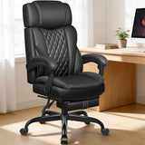 Executive Office Chair, Gaming Chairs with Footrest, Home Office Desk Chair, Ergonomic Computer Chairs with Lumbar Support, Suitable for Office and Home Use fidom