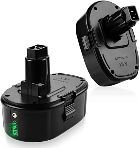 Powilling 2 Pack 6.5Ah DC9096 Replacement for Dewalt 18V XRP Battery DC9096 DC9098 DC9099 DE9039 DE9095 DE9096 DE9098 DW9095 DW9096 DW9098 DE9503 DC9182 for 18Volt Dewalt Batteries Powilling