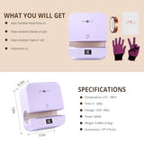 HTVRONT Auto Tumbler Heat Press Machine - Mug Heat Press Heat Up Fast & Even, Professional Tumbler Press High-Security for 2.9"-3.2" Sublimation Tumblers, Cups, Glasses and Mugs, Purple HTVRONT