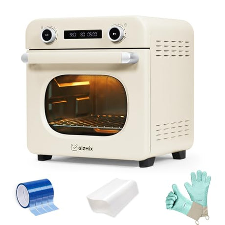 GIZMIX 18L Sublimation Oven for Tumblers, Mugs & Bottles, Digital Heat Press Convection Oven with 360° Heating, Precise Temperature Control, Fits Multiple Items, Includes Heat Resistant Gloves GIZMIX