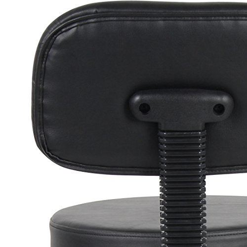 Boss Office Products Be Well Medical Spa Drafting Sool with Back in Black Boss Office Products