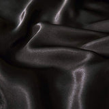 P Pothuiny Satin Duvet Cover Full/Queen, Single Soft Duvet Cover Only, Luxury Silky Like Black Duvet Cover 90" x 90" Sold Separately - Zipper Closure & Corner Ties P Pothuiny