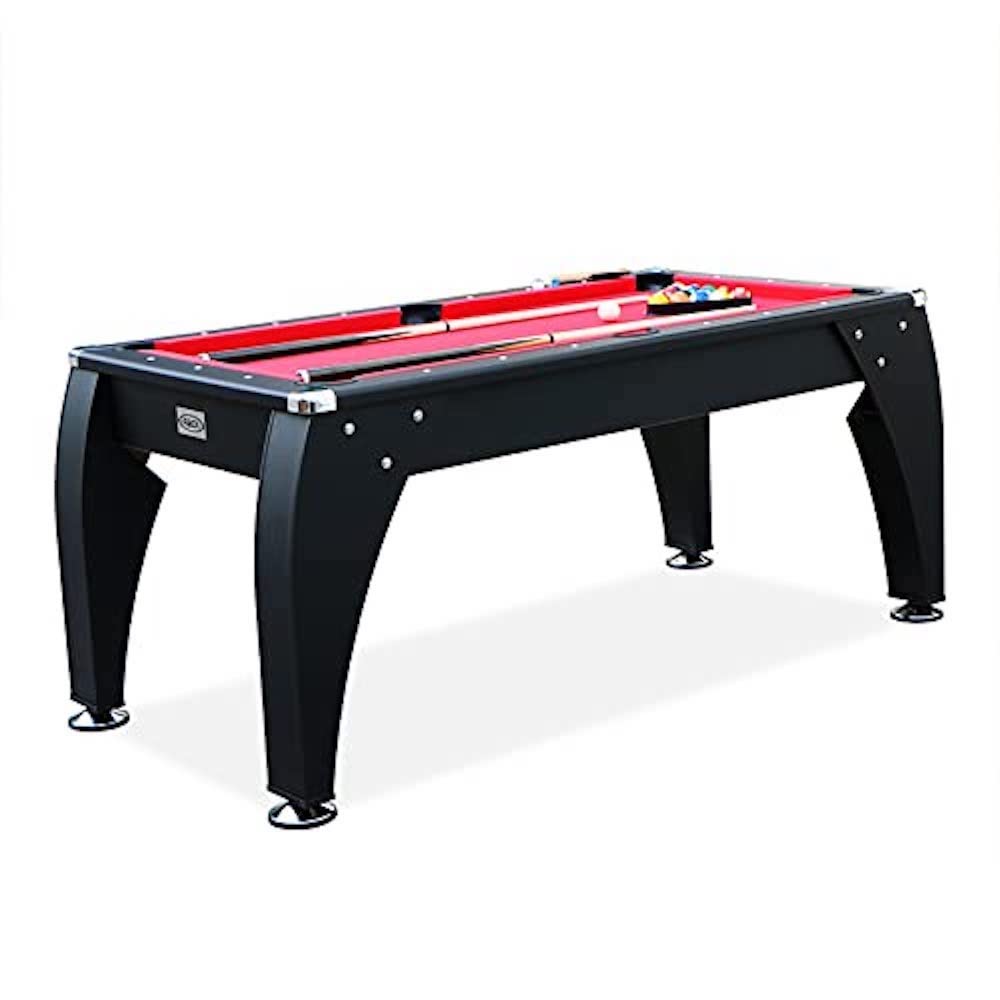 RACK Stark 5.5-Foot Billiard/Pool Table (Black) - WoodArtSupply