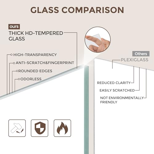 11x14 Picture Frame, USA-Sourced Natural Walnut Wood Photo Frame with Tempered Glass, Handcrafted Rounded Corner 11 x 14 Wooden Frame Matted to 8x10 Photos, Wall or Tabletop Display FLYJOE