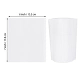 OLONTRIC 6 x 7 Inch White Sublimation Shrink Wrap Sleeve for 12 OZ Sublimation Wine Tumbler and Other Sublimation Blanks, Heat Transfer Shrink Wrap Sleeve for Print by Oven, 50 Pcs Shrink Wrap Film OLONTRIC