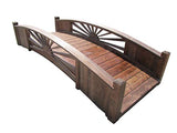 SamsGazebos Sunburst Garden Bridge 8 ft SamsGazebos