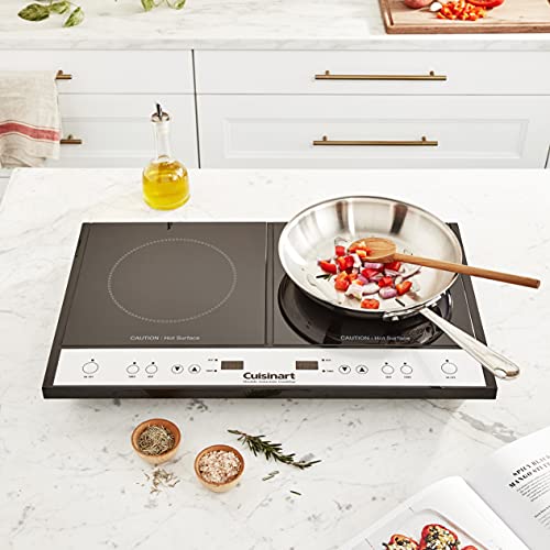 Cuisinart ICT-60 Double Induction Cooktop, Black