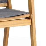 Christopher Knight Home Ashley Outdoor 7 Piece Acacia Wood Dining, Teak and Dark Gray Christopher Knight Home