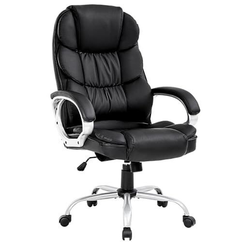 Office Chair Desk Ergonomic Swivel Executive Adjustable Task Computer High Back Stool with Back Support in Home BestOffice