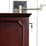 Hives and Honey Cabby Fully Locking Jewelry Cabinet, CHERRY Hives and Honey