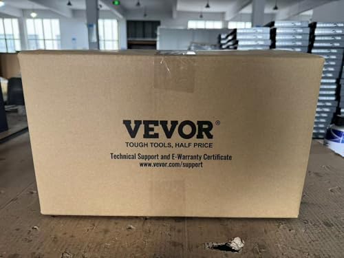 VEVOR Tap Dispenser Cabinet, Five-Drawer Tap Organizer Cabinet for #2-56-#12-28 Steel Tap Dispenser Organizer Cabinet with Labels, 60-Compartment Stackable Tap Cabinet for Tap Storage VEVOR