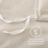 Calvin Klein - Twin Duvet Cover Set, Modern Cotton Melange Jersey Bedding with Matching Sham, Snap Closure, Dorm Essentials (Light Blue) Calvin Klein