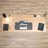 VIVO Black Small Single Top 28 inch Standing Desk Converter, Tabletop Sit to Stand Monitor Riser with Scissor Lift Height Adjustment, DESK-V011F VIVO