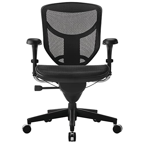 WorkPro® Quantum 9000 Series Ergonomic Mid-Back Mesh/Mesh Chair, Black WorkPro