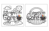 Cozy Spring: Cute Coloring Book for Adults & Teens with Easy and Bold Spring Inspired Designs (Bold and Easy Coloring Books) WoodArtSupply