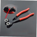 GETAJGHSD 1pc DIY Manual Round Pliers Trimmer Clippers Tiles Small Tile Cutter Laminate Stick Tile Cutter for Home Decoration DIY Tool Mosaic Glass Tile Cutter Pliers GETAJGHSD