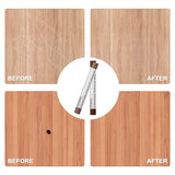 DEWEL Wood Filler Sticks, 10 Pcs Furniture Crayons for Scratches, Touch Up Wax Sticks, Upgrade Furniture Repair Wax Crayons Kit for Scratches, Holes, DEWEL