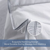 MAPLE DOWN Soft Full Size Comforter Duvet Insert-Down Alternative Comforter with Corner Tabs-Lightweight Fluffy Breathable Machine Washable (White, 82“x86”) MAPLE DOWN