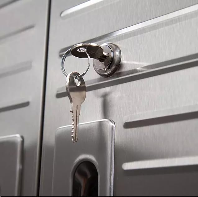 Heavy-Duty Commercial UltraHD Storage Cabinet (Granite Gray, 60" W x 24" D x 72" H) Generic