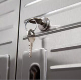 Heavy-Duty Commercial UltraHD Storage Cabinet (Granite Gray, 60" W x 24" D x 72" H) Generic