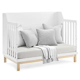 GAP babyGap Oxford 6-in-1 Convertible Crib - Greenguard Gold Certified, Bianca White/Natural Delta Children