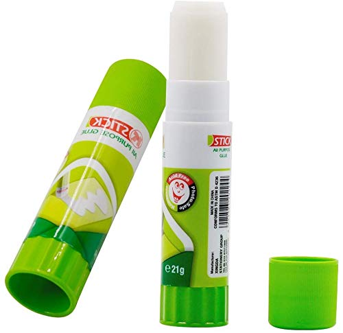 D-FLIFE 3pcs 3D Printer Glue Sticks, Solid Stickers for 3D Printer Hot Bed Print Filament PLA ABS PET PETG and Other More (3pcs) D-FLIFE