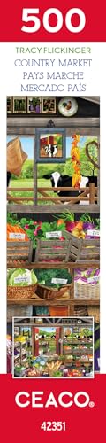 Ceaco - Tracy Flickinger - Country Market - 500 Piece Jigsaw Puzzle Ceaco